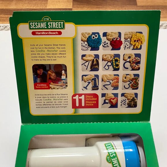 Cookie Monster Cookie Press Hamilton Beach 1998 Sesame Street - Picture 6 of 7